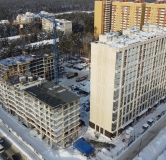 Ход строительства дома 2 в ЖК Квартал на Российской -