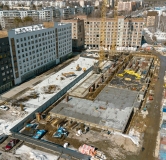 Ход строительства дома 3 в ЖК Базилик -