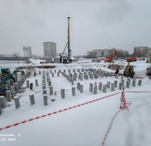 Ход строительства дома 5, секция 3.1, 3.2 в ЖК Красное Яблоко -