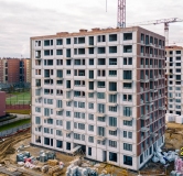 Ход строительства дома 35, корпус 1 в ЖК Новое Колпино -