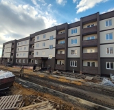 Ход строительства дома 39 в ЖК По ул. Рудничная -