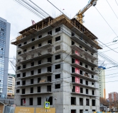 Ход строительства дома 27 в ЖК Восход -