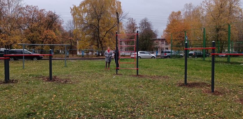 Воркаут-площадку установили на улице Энгельса в Сормовскома районе - фото 1