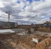 Ход строительства дома 1 в ЖК Культура -