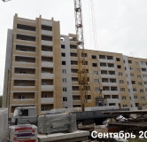 Ход строительства дома № 2 в ЖК Волжские просторы -