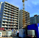 Ход строительства дома 1.3 в ЖК Патриот -