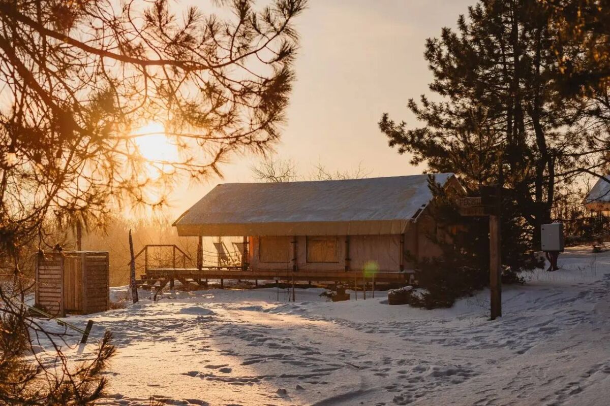 В Ростовской области глэмпинги сохраняют высокую загрузку даже зимой - фото 1