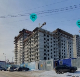 Ход строительства дома 1 в ЖК Новые Горизонты на Советской -