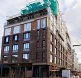 Ход строительства дома 105а в ЖК Кастура Таун -