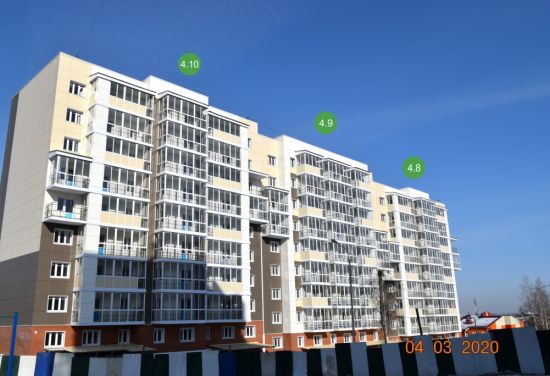 Дом секция 4-10 в ЖК Эволюция