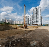 Ход строительства дома 8 в ЖК Меридиан -
