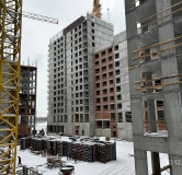Ход строительства дома 20 в ЖК Курчатов -
