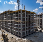 Ход строительства дома 25, ГП-72.107 в ЖК Мириады -