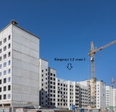 Ход строительства дома 1.2-1 в ЖК РеФорма Оптимум+ -