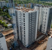 Ход строительства дома 3 в ЖК Белый квартал на Свободном -