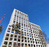 Ход строительства дома 1 в ЖК Wellart City -