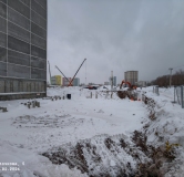 Ход строительства дома 5, секция 3.3, 3.4, 3.5 в ЖК Красное Яблоко -