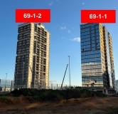 Ход строительства дома 69-1-2 в ЖК Новое Побережье -