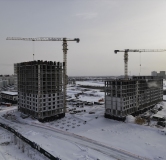 Ход строительства дома 22 в ЖК Чистые пруды (Заветный) -