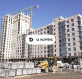 Ход строительства дома Литер 12, уч. 894 в ЖК Парк Победы 2 -