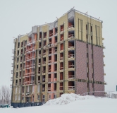 Ход строительства дома 1 в ЖК Окская Стрелка -