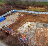 Ход строительства дома 1 в ЖК Малевич -