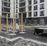 Ход строительства дома 4 в ЖК Брусника в Академическом -