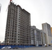 Ход строительства дома 1В в ЖК На Тенистой -