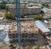 Ход строительства дома № 2, корпус 1 в ЖК По ул. Семафорная -