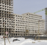 Ход строительства дома 1-4 в ЖК Уральский сад -