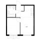 1 комнатная квартира 34,4 м² в ЖК Савин парк, дом корпус 8 - планировка