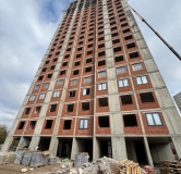 Ход строительства дома секция Г, 3 этап в ЖК Красочный квартал Цвет -