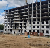 Ход строительства дома № 4 в ЖК Подкова на Гагарина -