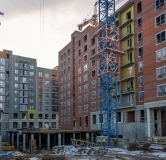 Ход строительства дома 4 в ЖК Камаполис -