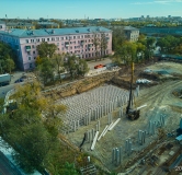 Ход строительства дома 1.1 в ЖК Меридиан -