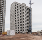 Ход строительства дома 1.3.1, секция Г в ЖК Новая Дема -