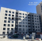 Ход строительства дома 2 в ЖК Статный -