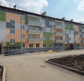 Ход строительства дома 4 в ЖК По ул. Новая -