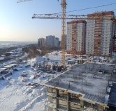 Ход строительства дома 2 в ЖК Крылья -