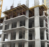 Ход строительства дома 309а, корпус 1 (секция 4, 4 этап) в ЖК Мир -