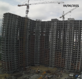 Ход строительства дома 14 в ЖК Академ Риверсайд (ACADEM Riverside) -