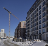 Ход строительства дома 4 в ЖК Брусника в Академическом -
