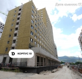 Ход строительства дома Литер 10 в ЖК Порто Ново -