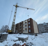 Ход строительства дома 38Б в ЖД По ул. Степана Разина -