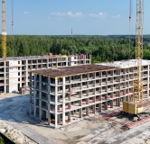 Ход строительства дома 34 (ГП-2) в ЖК Скандиа. Квартал у Леса -