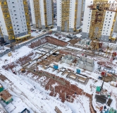 Ход строительства дома 12.1 в ЖК Курчатова -