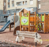 Ход строительства дома 579 в ЖК Живи! в Курортном -