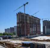 Ход строительства дома Позиция 5.2 в ЖК Октябрь парк -