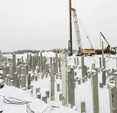 Ход строительства дома 3Е в ЖК Новобережье -