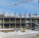 Ход строительства дома 5 в ЖК Золотая рыбка -